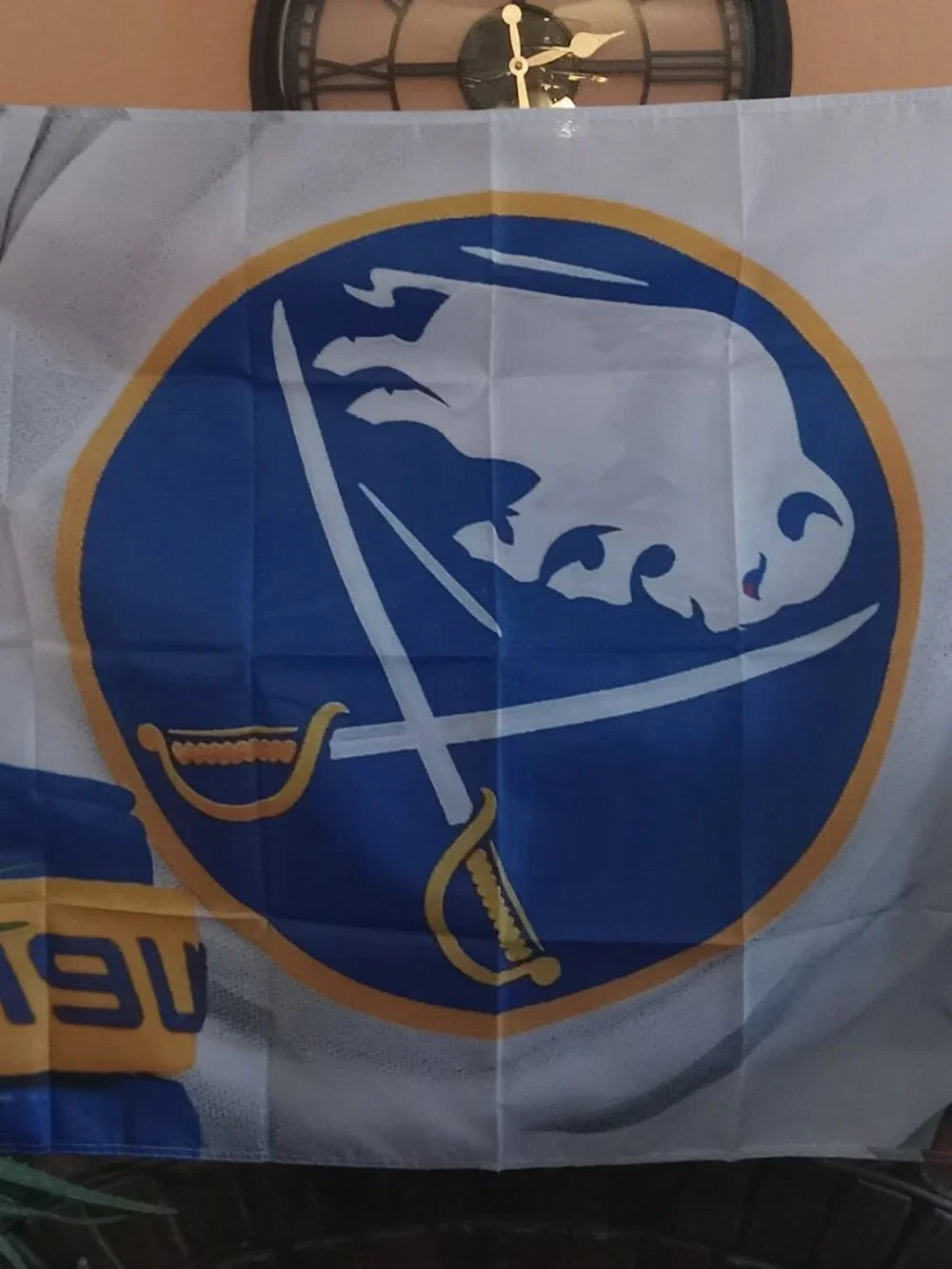 Buffalo Sabres White Jersey NHL 3X5 Feet Flag Banner Pole or Wall Decor